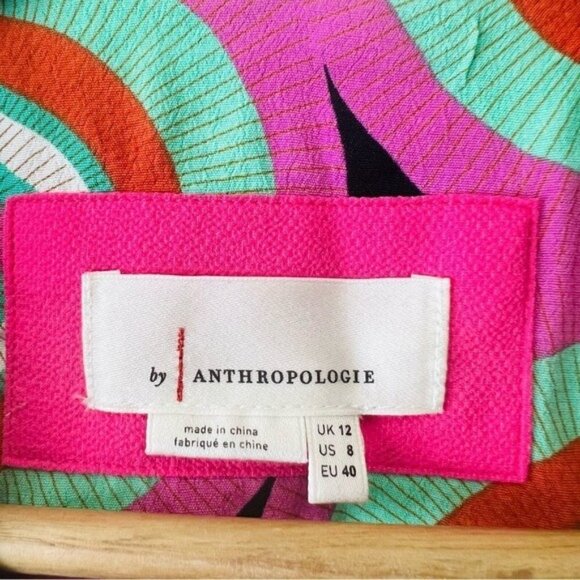 Anthropologie Multicolor Geometric Dress - Picture 6 of 16